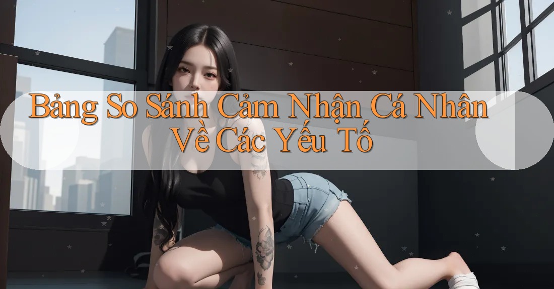 Bảng So Sánh Cảm Nhận Cá Nhân Về Các Yếu Tố Bảng So Sánh Cảm Nhận Cá Nhân Về Các Yếu Tố