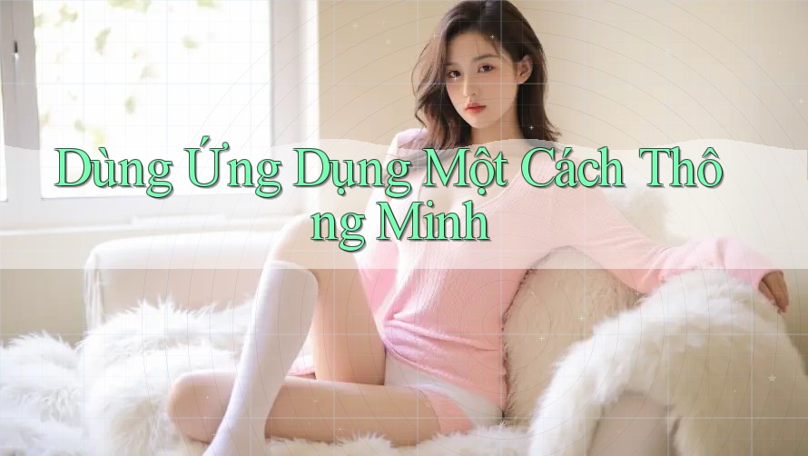 Dùng Ứng Dụng Một Cách Thông Minh Dùng Ứng Dụng Một Cách Thông Minh