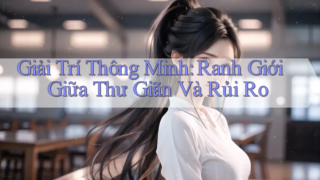 Giải Trí Thông Minh: Ranh Giới Giữa Thư Giãn Và Rủi Ro Giải Trí Thông Minh: Ranh Giới Giữa Thư Giãn Và Rủi Ro