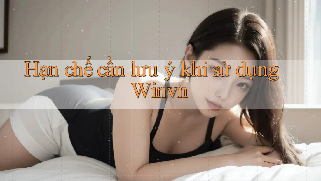 Hạn chế cần lưu ý khi sử dụng Winvn