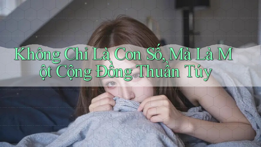 Không Chỉ Là Con Số, Mà Là Một Cộng Đồng Thuần Túy