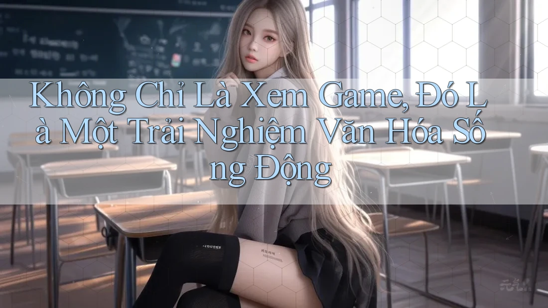 Không Chỉ Là Xem Game, Đó Là Một Trải Nghiệm Văn Hóa Sống Động Không Chỉ Là Xem Game, Đó Là Một Trải Nghiệm Văn Hóa Sống Động