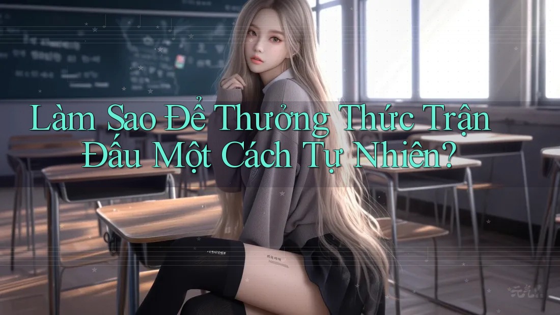 Làm Sao Để Thưởng Thức Trận Đấu Một Cách Tự Nhiên? Làm Sao Để Thưởng Thức Trận Đấu Một Cách Tự Nhiên?