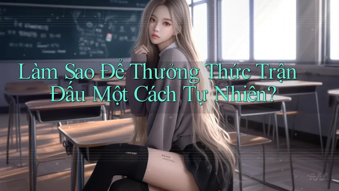 Làm Sao Để Thưởng Thức Trận Đấu Một Cách Tự Nhiên? Làm Sao Để Thưởng Thức Trận Đấu Một Cách Tự Nhiên?