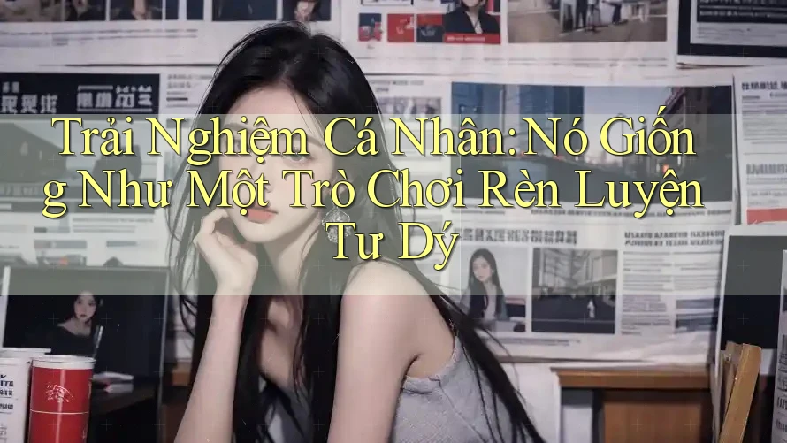 Trải Nghiệm Cá Nhân: Nó Giống Như Một Trò Chơi Rèn Luyện Tư Dý Trải Nghiệm Cá Nhân: Nó Giống Như Một Trò Chơi Rèn Luyện Tư Dý